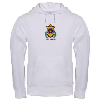 CL - A01 - 03 - Marine Corps Base Camp Lejeune with Text - Hooded Sweatshirt